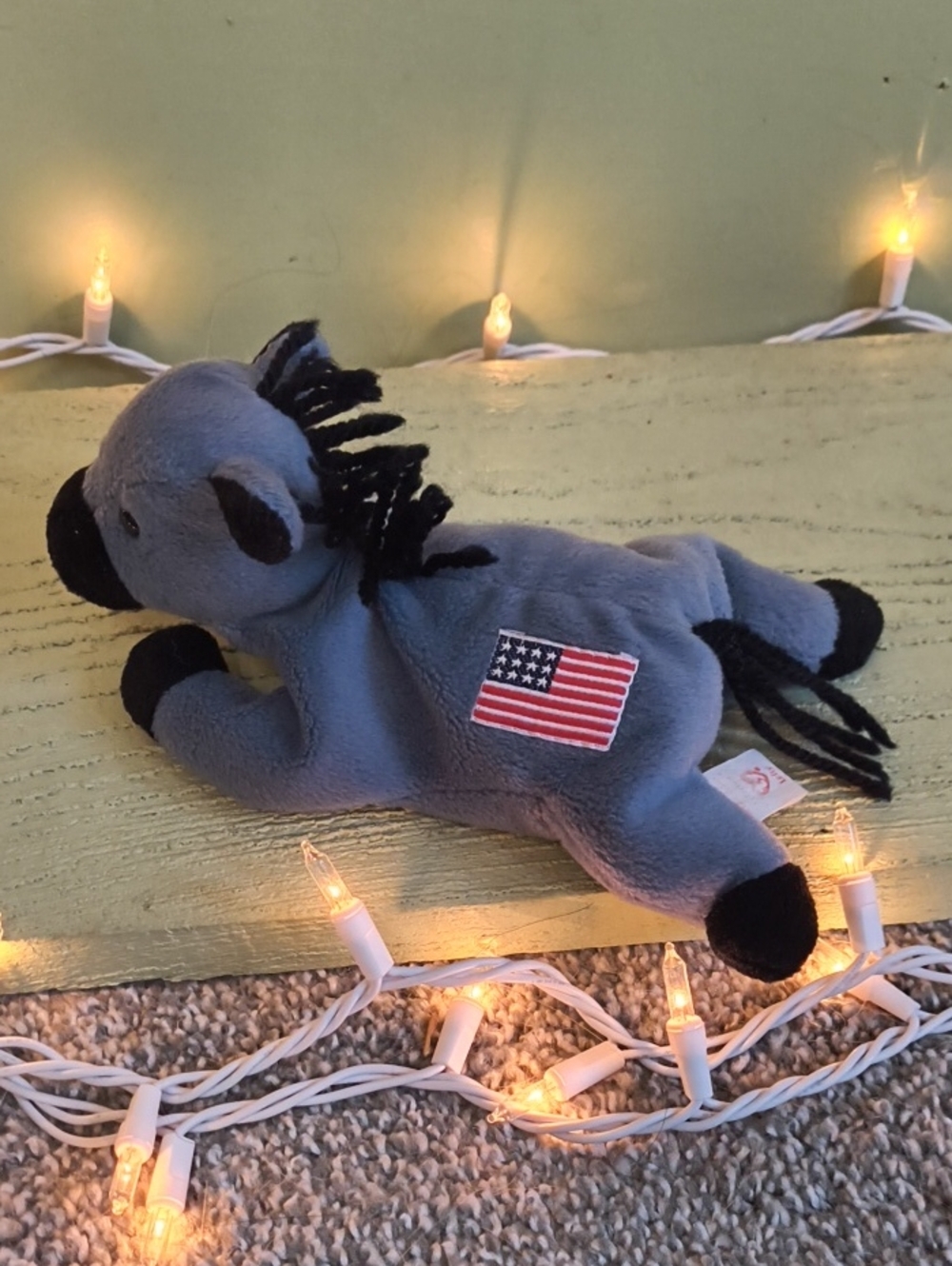 Home - TY 1996 The Beanie Babies Lefty Donkey 🫏 USA American Politics